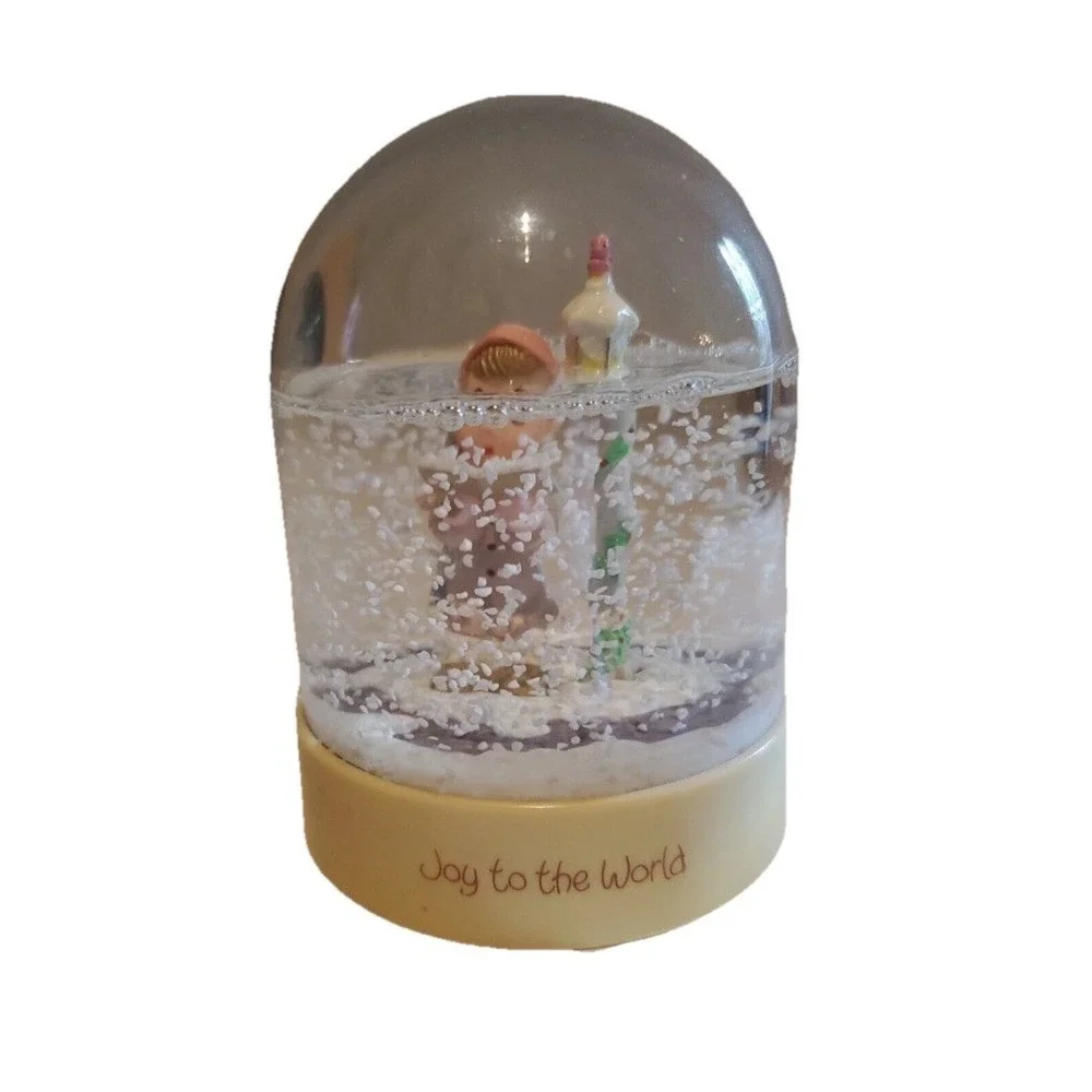 Precious Moments 1983 Joy To The World Water Dome‎ E-8767 Size 4.5